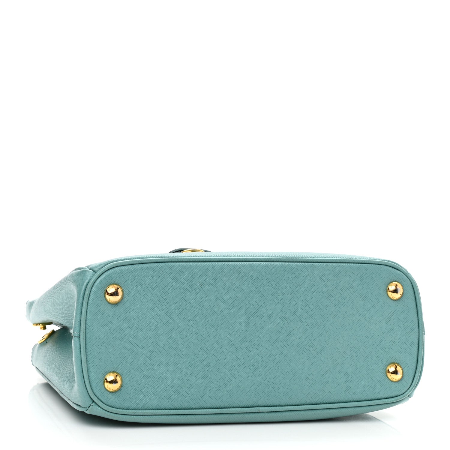 Prada Saffiano Lux Mini Galleria Double Zip Tote Anice 7 of 28