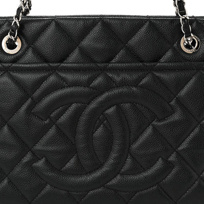 Chanel Caviar Quilted Timeless CC Soft Tote Black 8 of 11