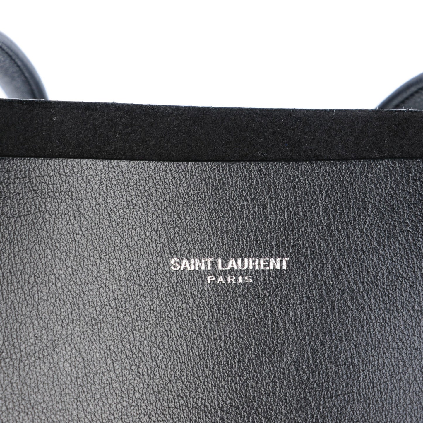 Calfskin Shopping Tote Bag Black