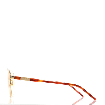 Gucci Aviator Sunglasses GG1164S Gold 3 of 7