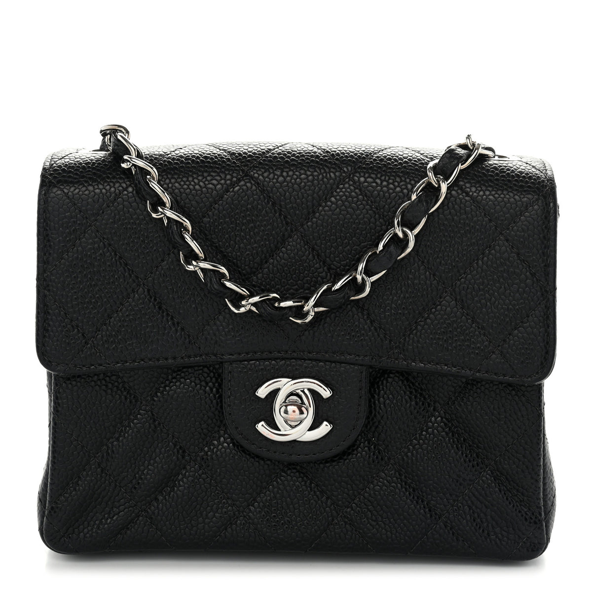 Chanel Caviar Quilted Mini Square Flap Black 1 of 10