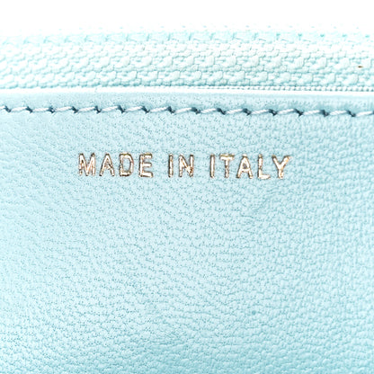 Chanel Lambskin Quilted Trendy CC Wallet On Chain WOC Light Blue 8 of 12