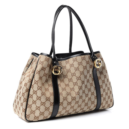 Gucci Monogram Medium Twins Tote Black 3 of 10