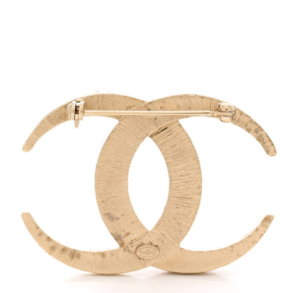 Chanel Baguette Crystal Dubai CC Brooch Gold 3 of 7