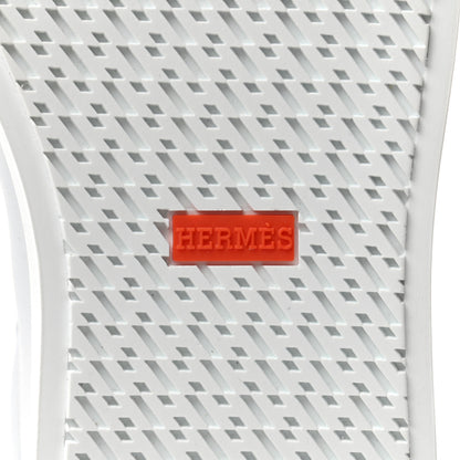 Hermes Calfskin Day Sneakers 39 White 7 of 9