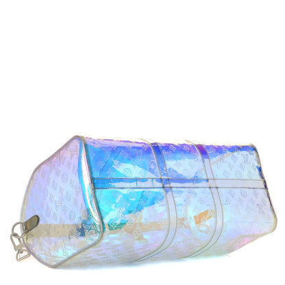 Louis Vuitton PVC Monogram Keepall Bandouliere 50 Iridescent Prism 4 of 16