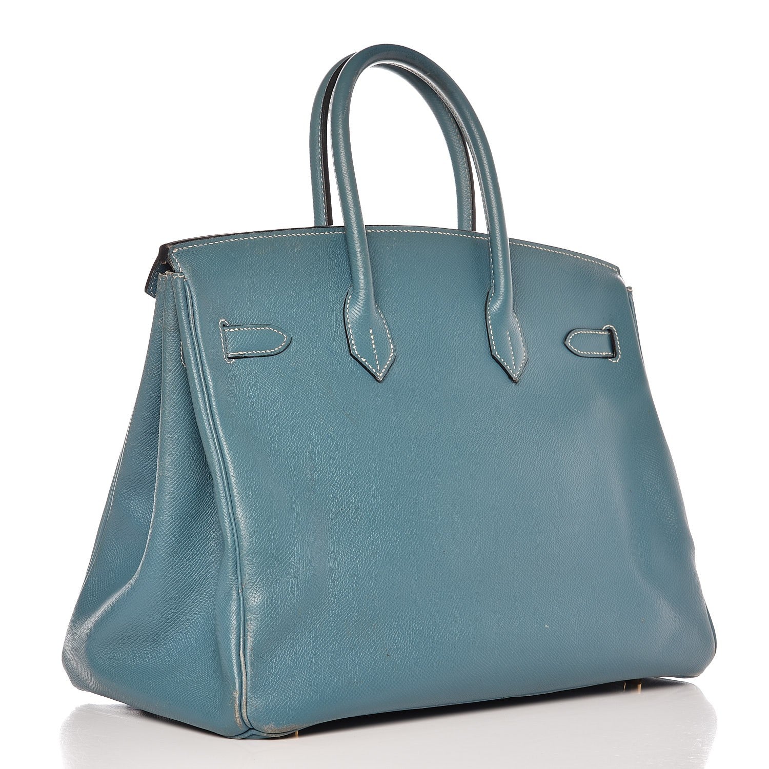 Hermes Epsom Birkin 35 Blue Jean 3 of 43