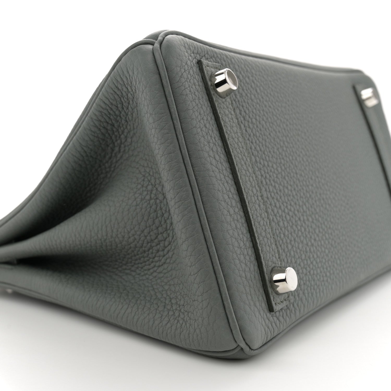 Hermes Togo Birkin 25 Vert Amande 9 of 11