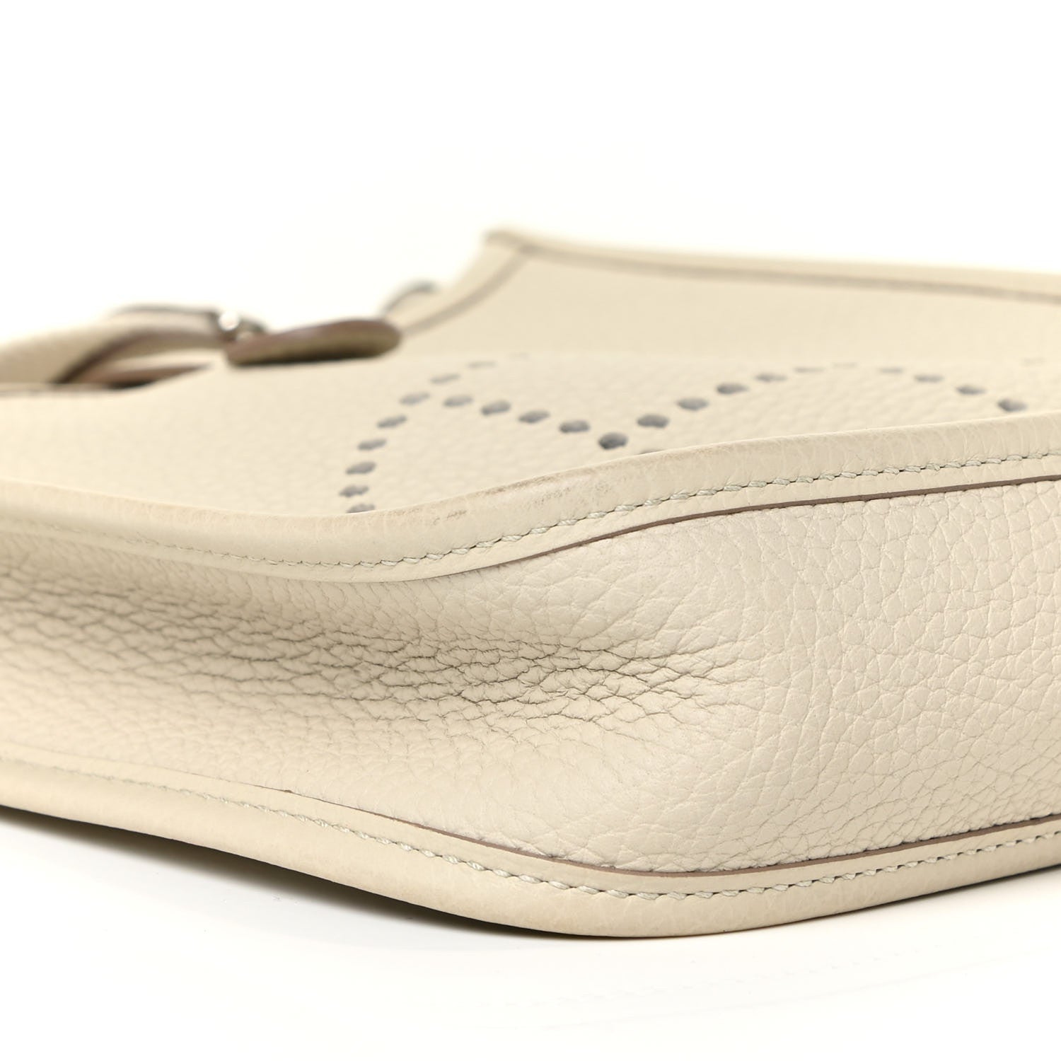 Hermes Taurillon Clemence Evelyne TPM Craie 8 of 10