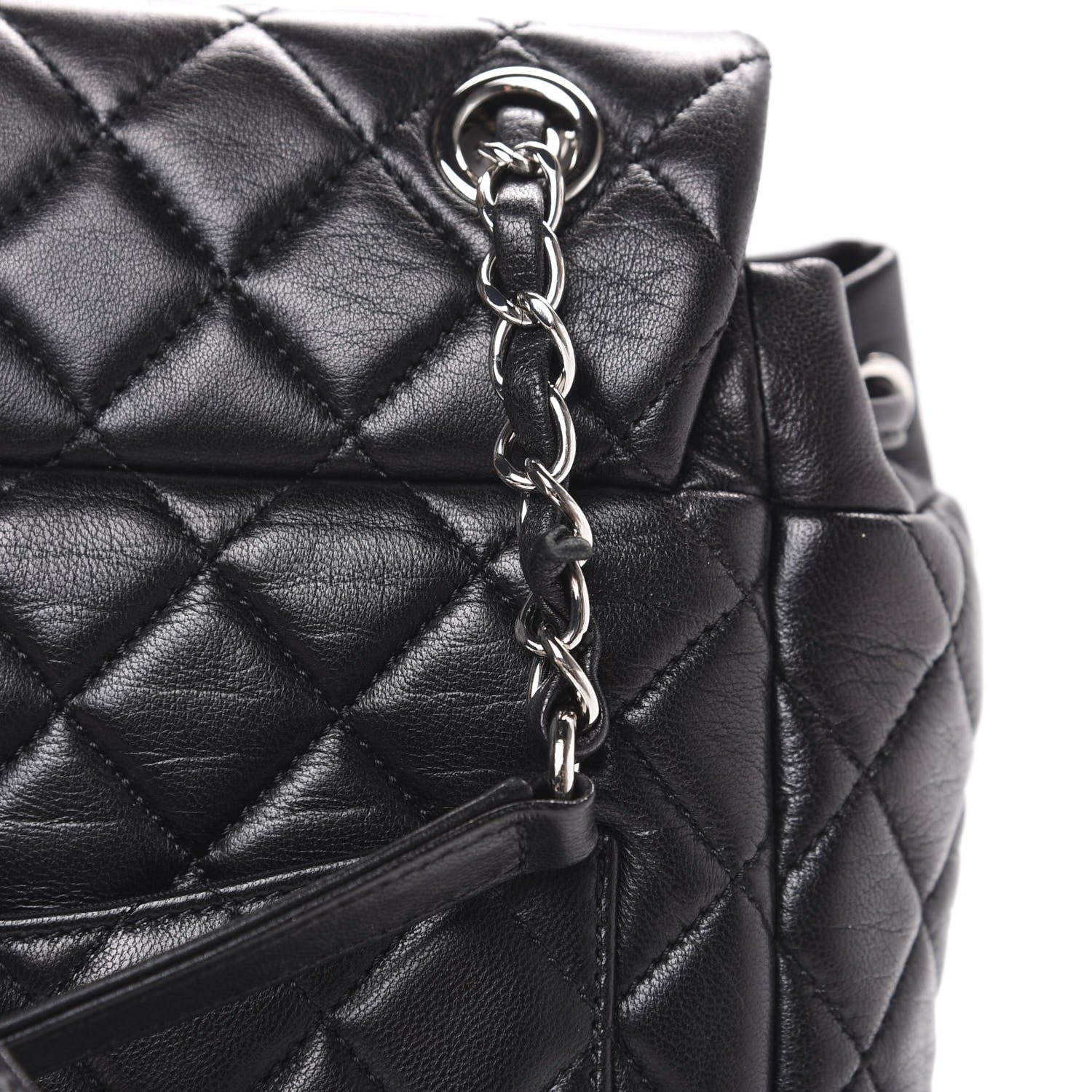 Chanel Calfskin Quilted Small Urban Spirit Backpack Black 7 of 11