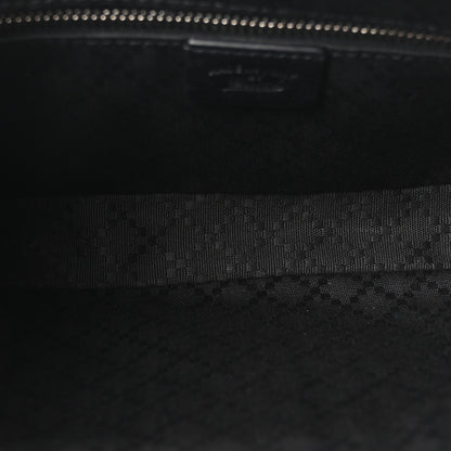 Gucci Calfskin Web Small Lunetta Crossbody Bag  Black 5 of 9