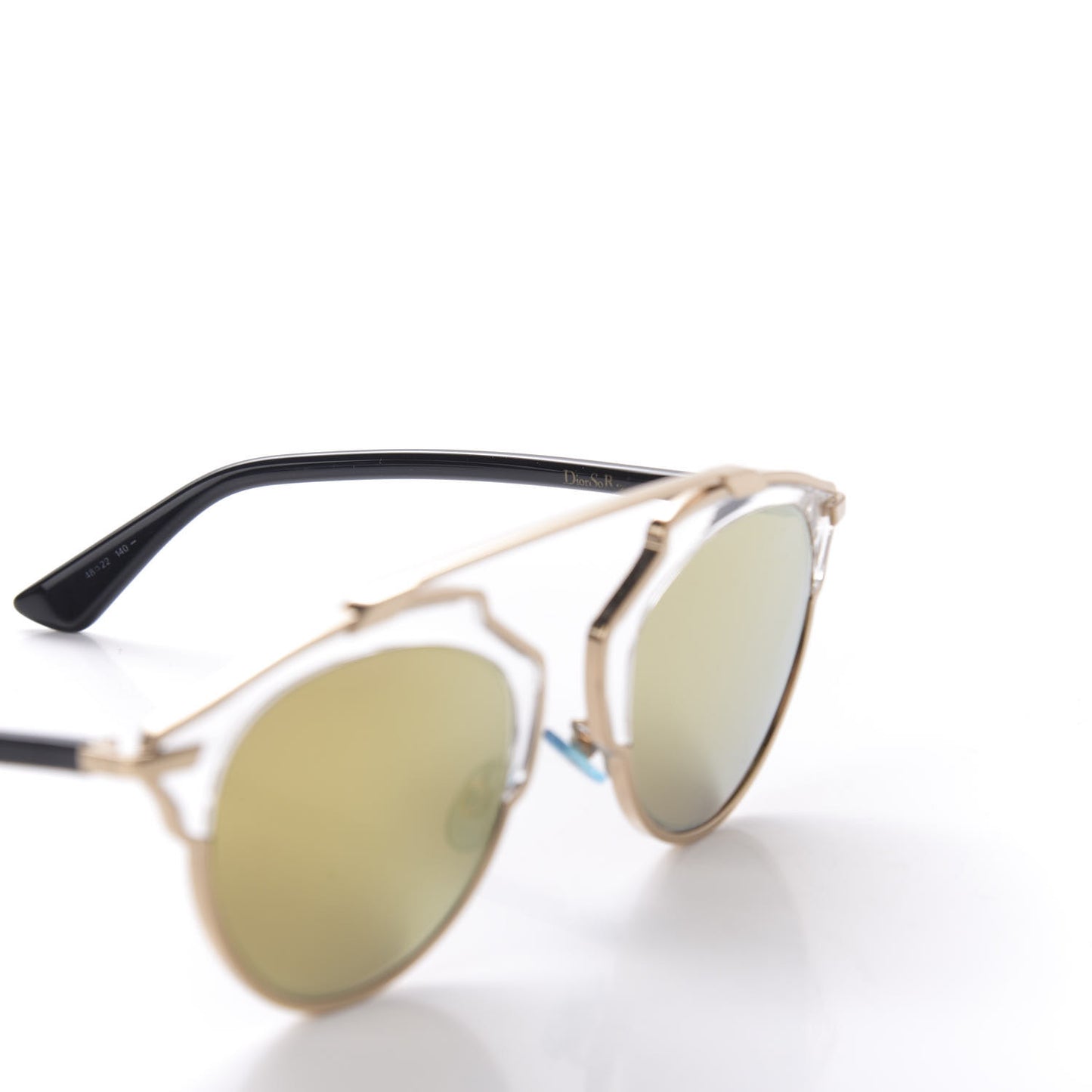 Mirrored So Real Sunglasses Gold