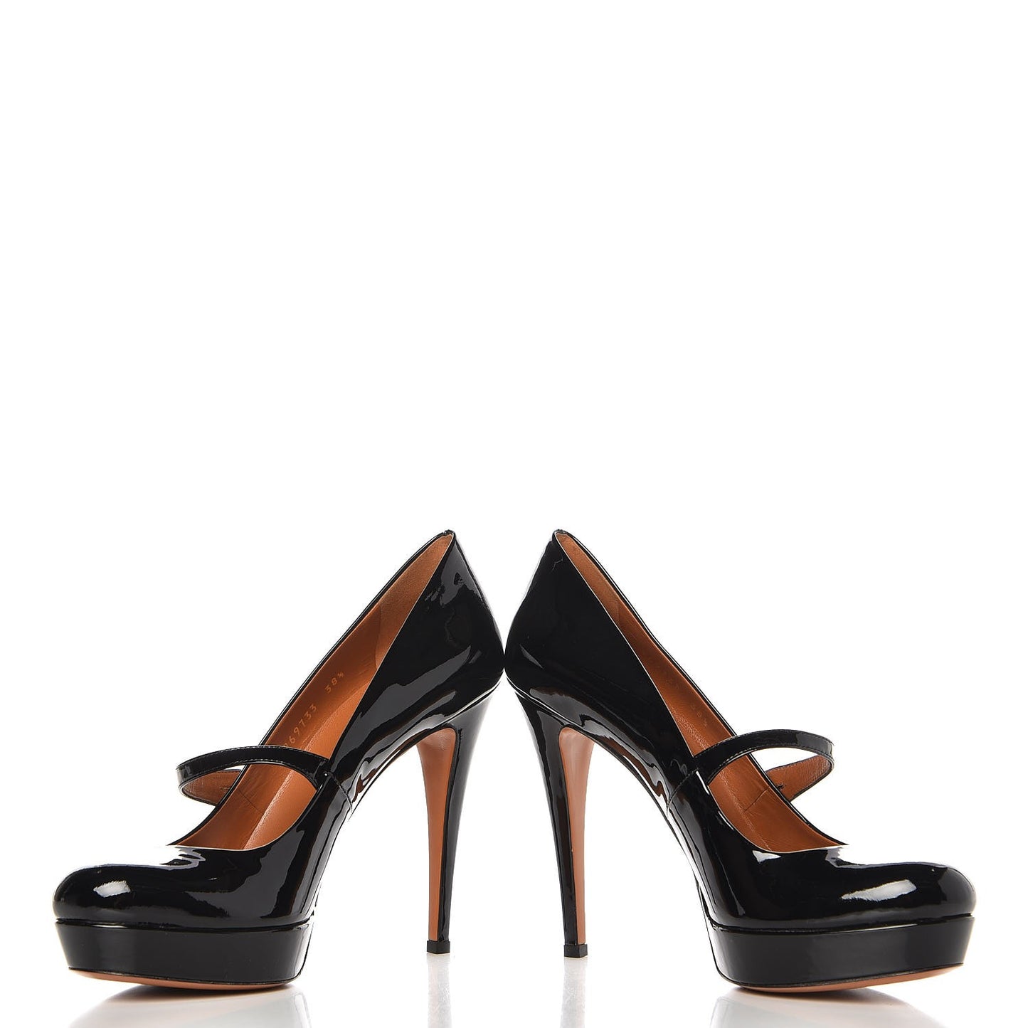 Vernice Crystal Betty Mary Jane Platform Pumps 38.5 Black