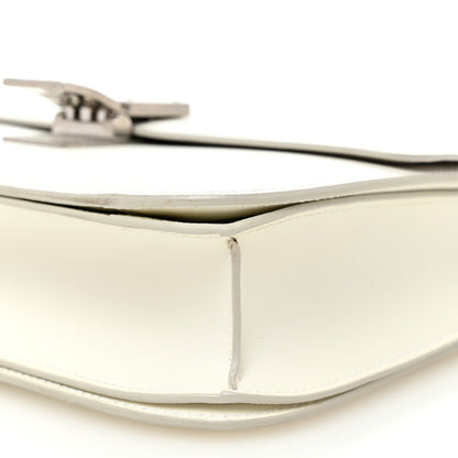 Celine Liege Calfskin Medium Classic Box Flap Bag White 9 of 11