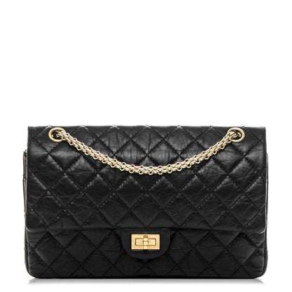 Chanel Aged Calfskin Quilted 2.55 Reissue 226 Flap Black 1 of 8