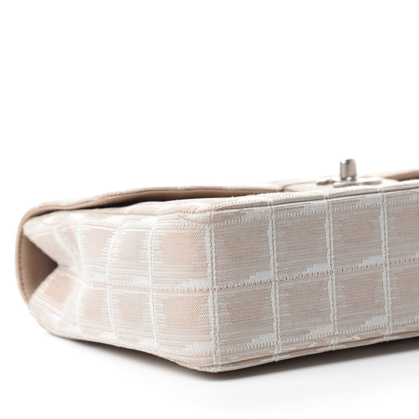 Nylon Medium Travel Flap Light Beige