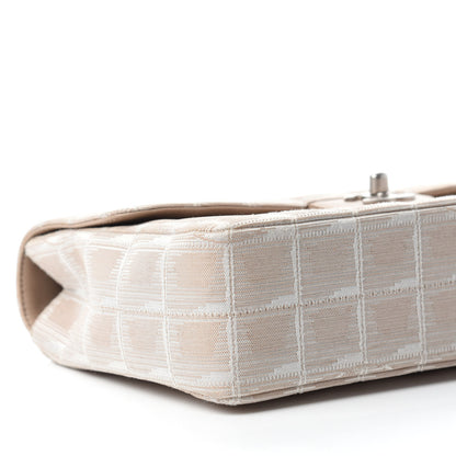 Chanel Nylon Medium Travel Flap Light Beige 6 of 13