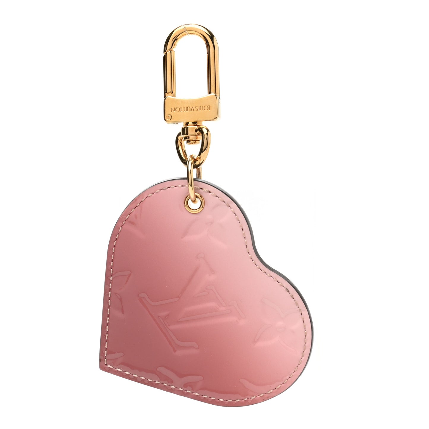 Vernis Degrade Heart Bag Charm Pink