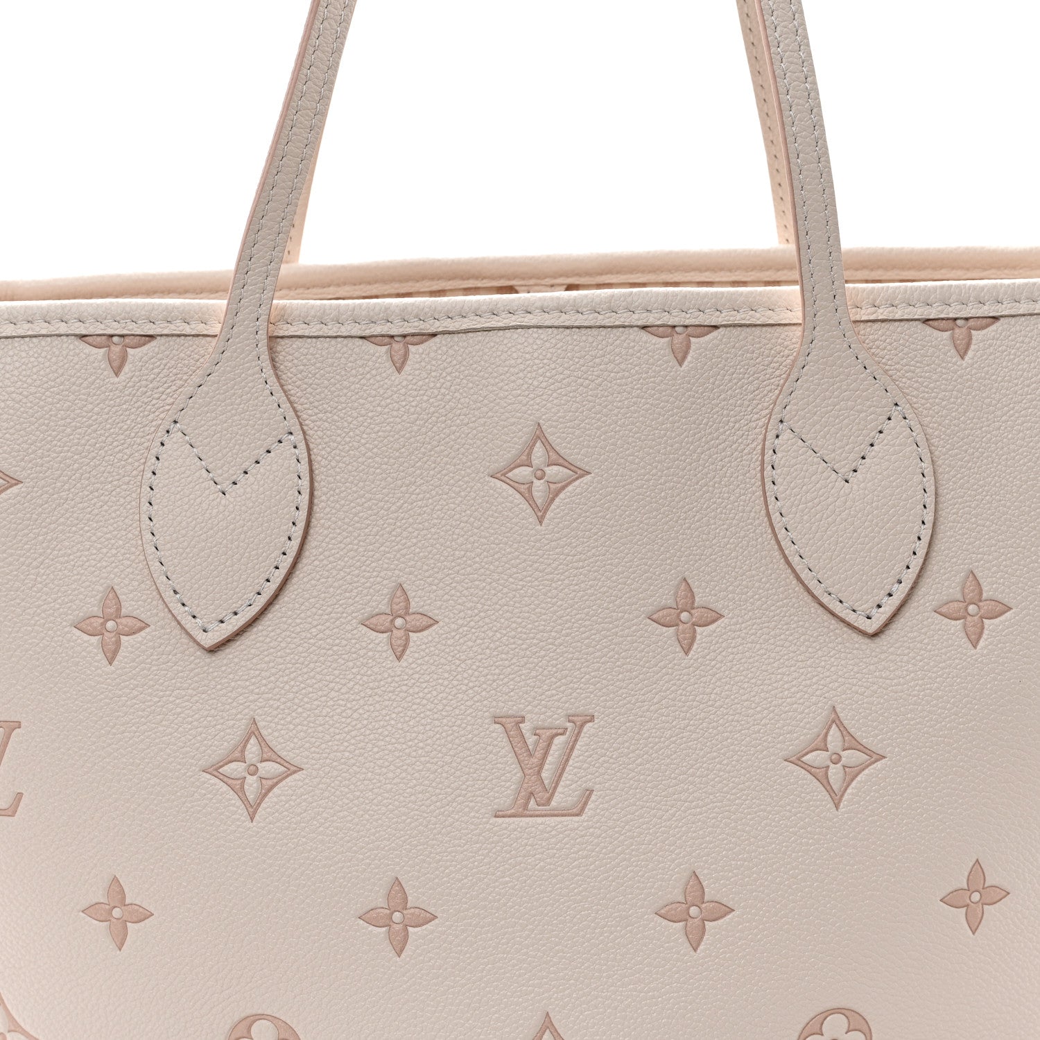 Louis Vuitton Monogram Debossed Neverfull MM Eden 7 of 9