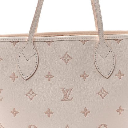 Louis Vuitton Monogram Debossed Neverfull MM Eden 7 of 9