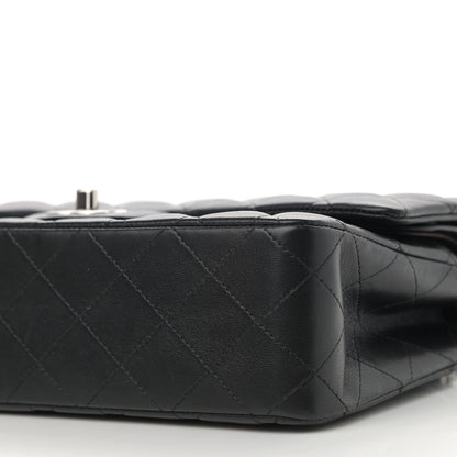 Chanel Lambskin Quilted Medium Double Flap Black 9 of 12