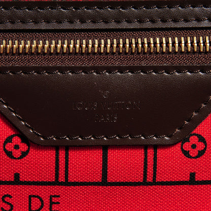 Louis Vuitton Damier Ebene Neverfull MM 7 of 9