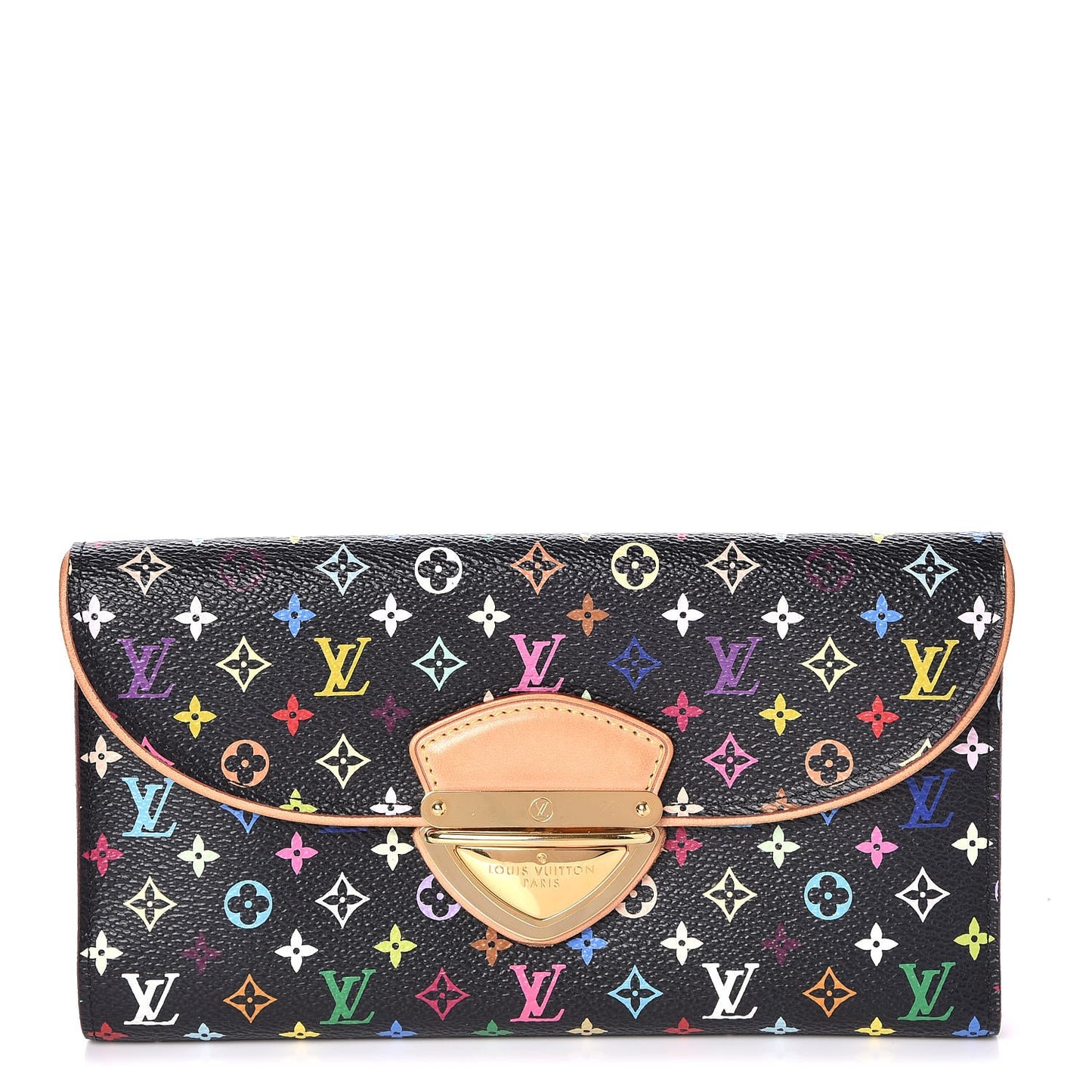 Monogram Multicolor Eugenie Wallet Black Grenade