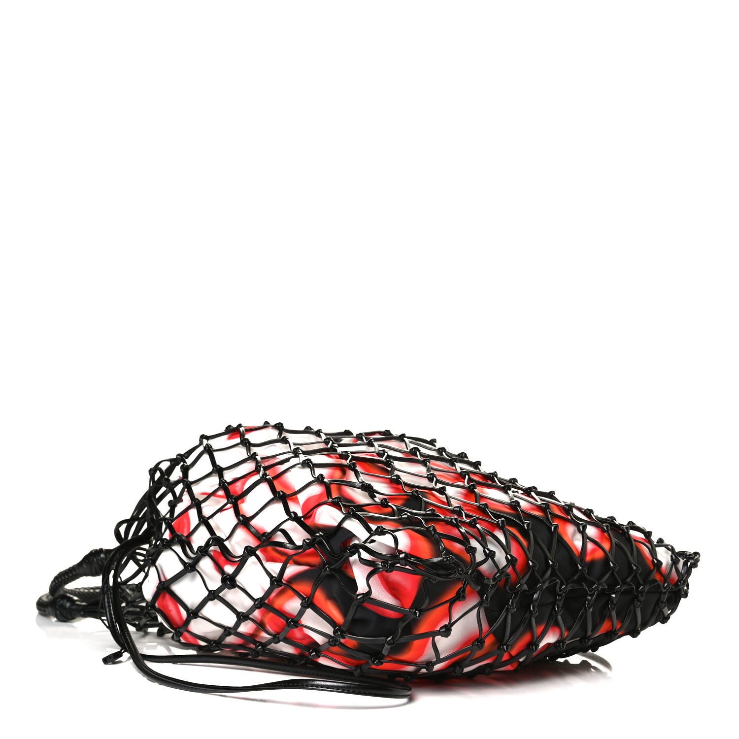 Prada Tessuto Nylon Lip Print Net Tote 3 of 10