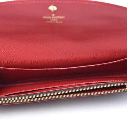 Louis Vuitton Damier Ebene Caissa Wallet Cherry 5 of 11