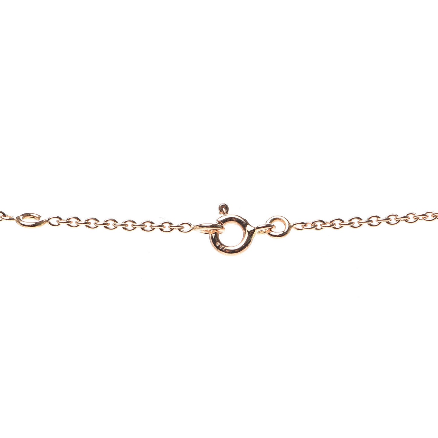 18K Rose Gold Diamond Kelly Amulette Pendant Necklace