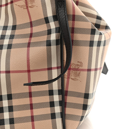 Burberry Haymarket Check Small Canterbury Tote Chocolate 10 of 10