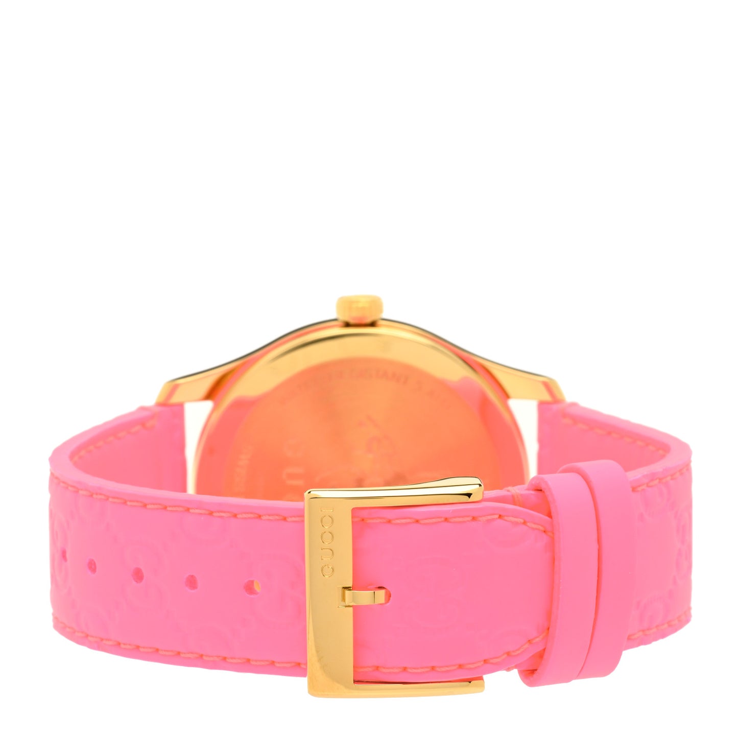 Stainless Steel Calfskin 38mm G-Timeless Quartz Watch Pink