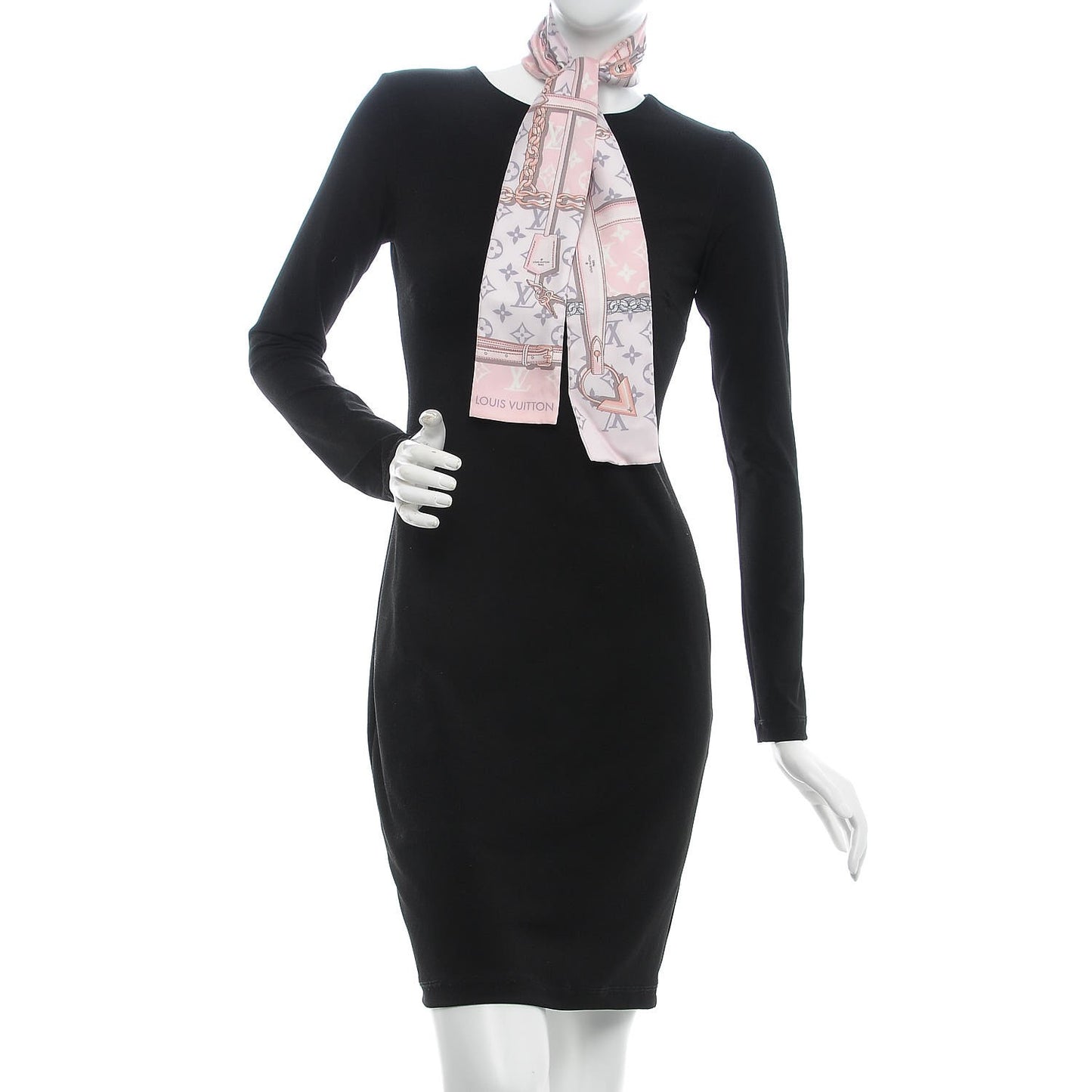 Silk Monogram Confidential Bandeau Light Pink
