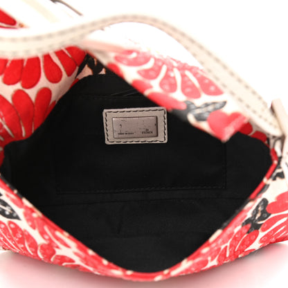 Fendi Canvas Floral Print Mini Baguette Multicolor 5 of 10