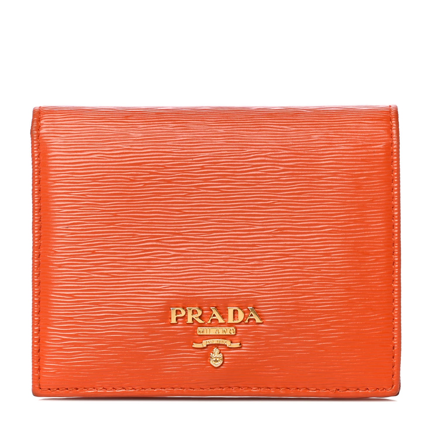 Vitello Move Bi-Fold Wallet Papaya
