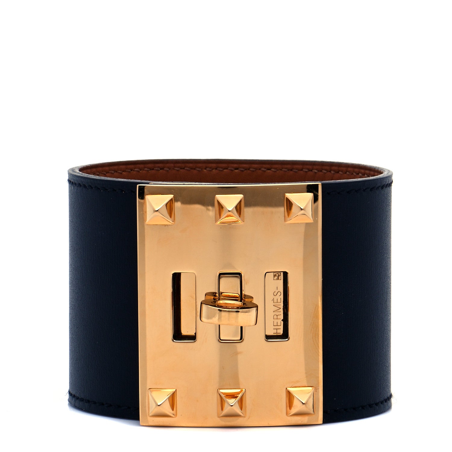 Hermes Box Kelly Dog Bracelet Black 1 of 6