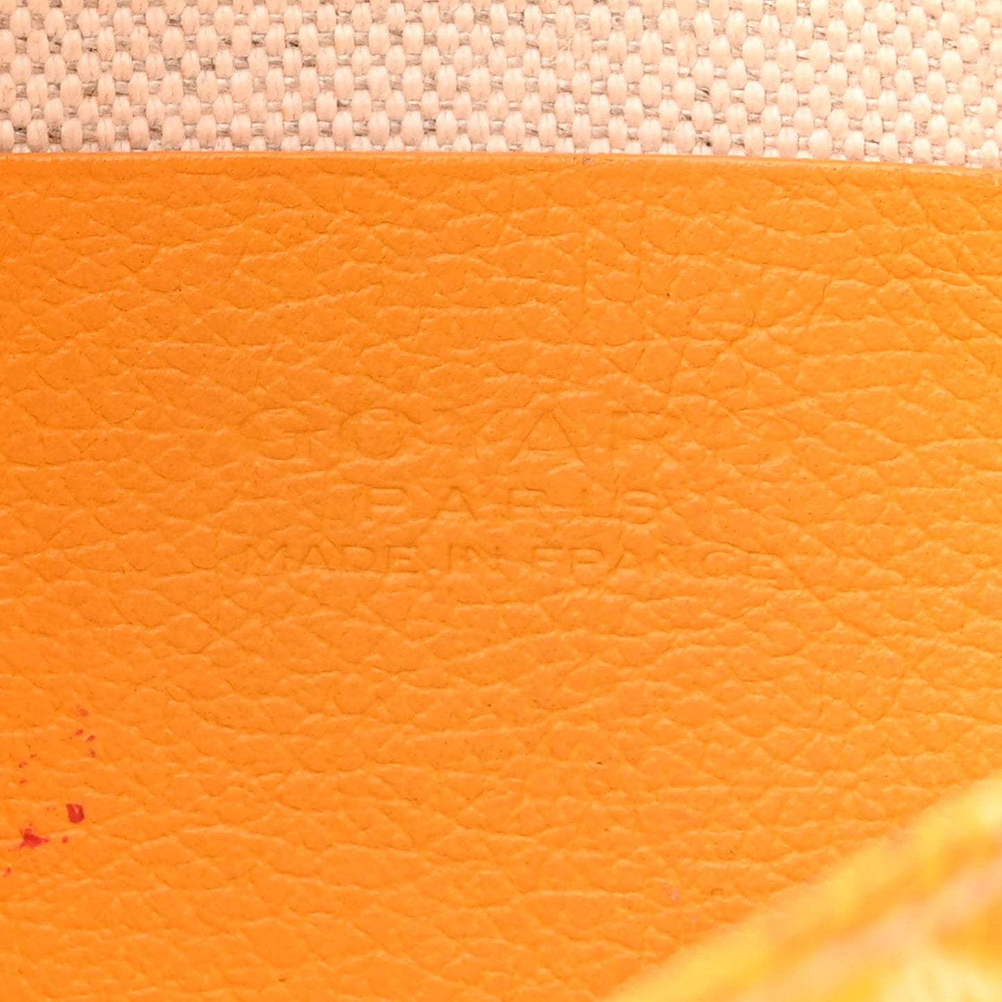Goyardine Plumet Wallet Clutch Yellow