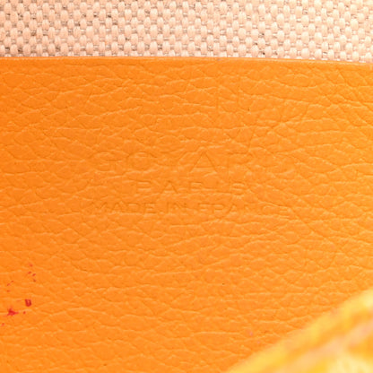 Goyard Goyardine Plumet Wallet Clutch Yellow 6 of 11