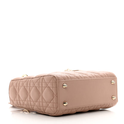 Christian Dior Lambskin Cannage Small My ABCDior Lady Dior Fard 5 of 11