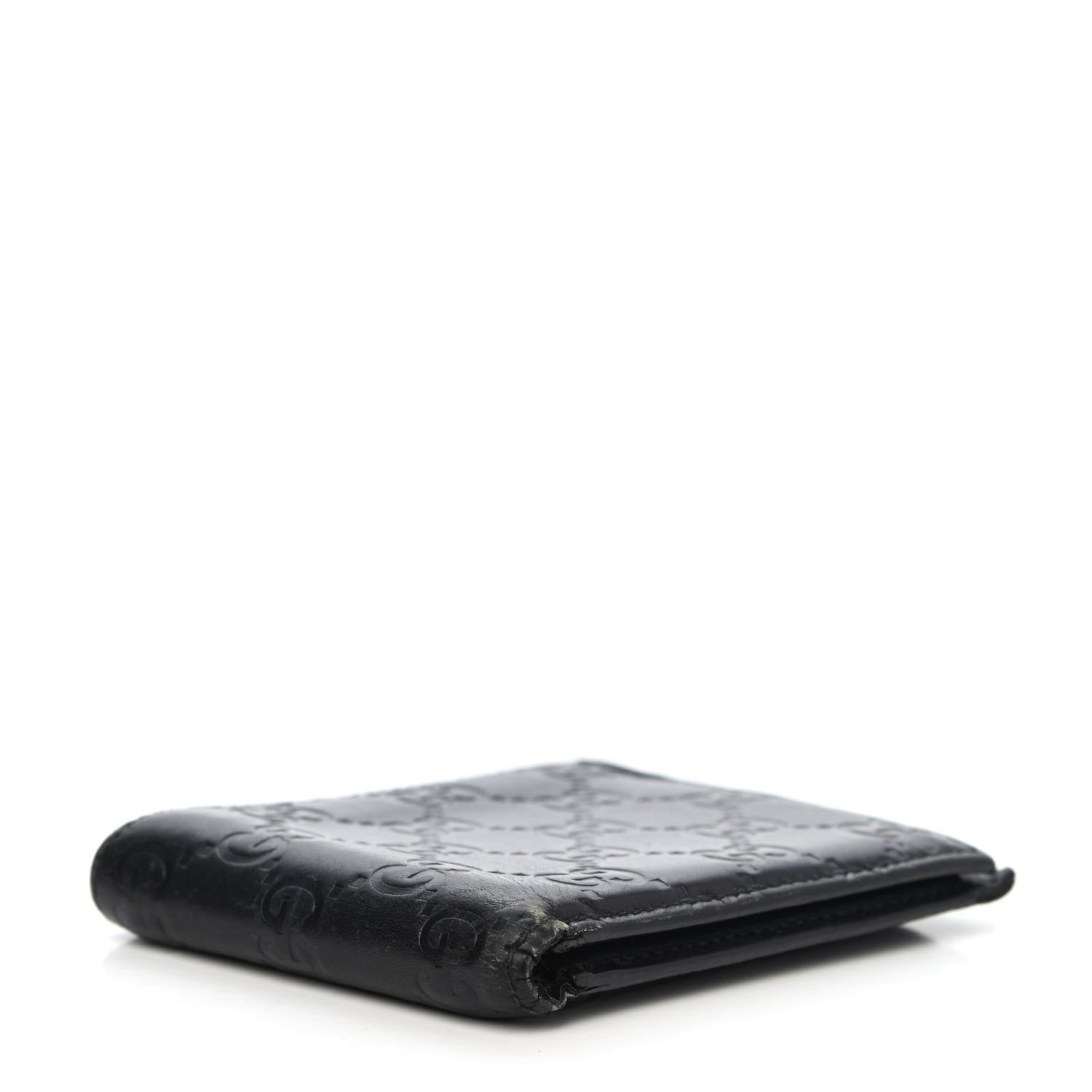 Gucci Guccissima Avel Bi-Fold Wallet Black 3 of 4