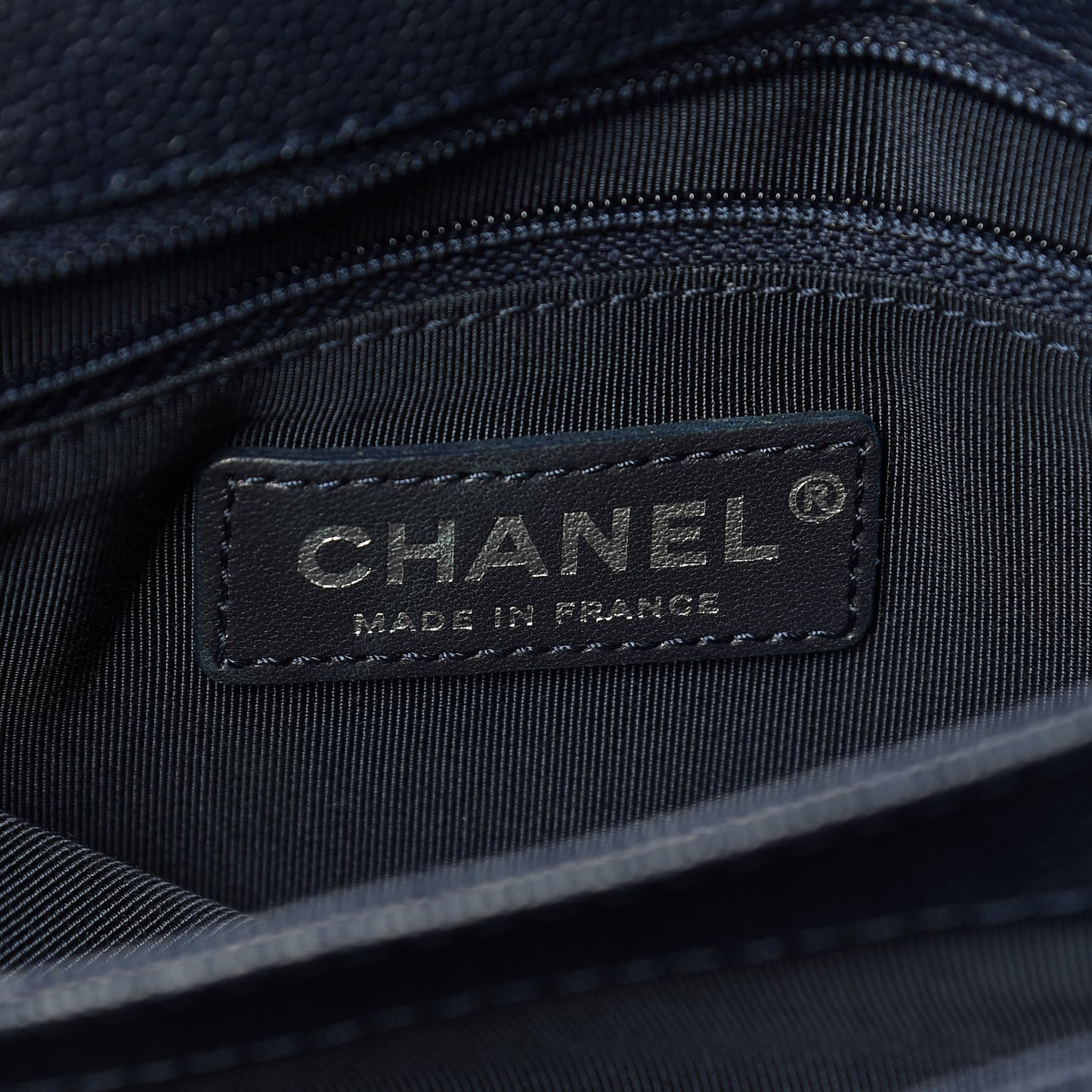 Caviar Quilted Medium Urban Companion Flap Navy