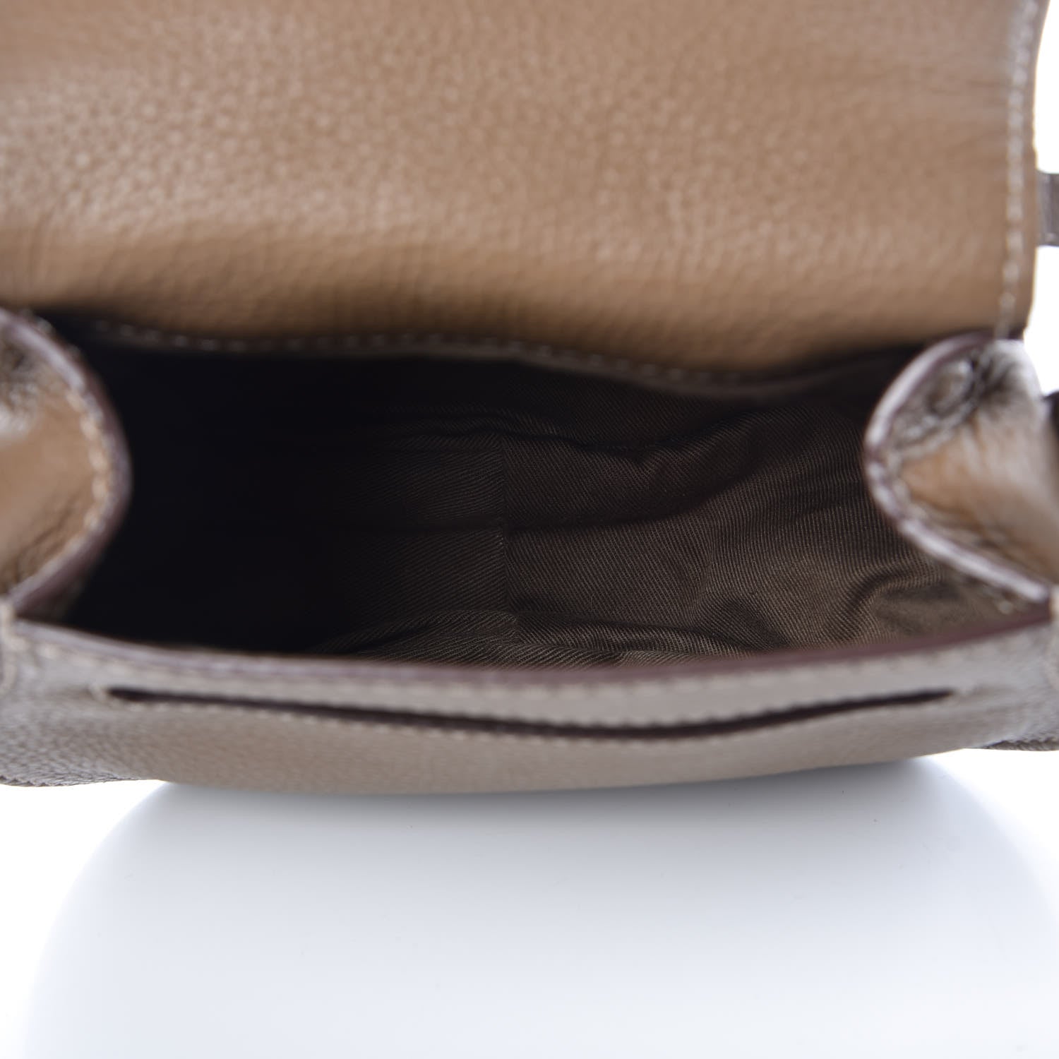 Chloe Calfskin Mini Marcie Round Crossbody Bag Nut 5 of 11
