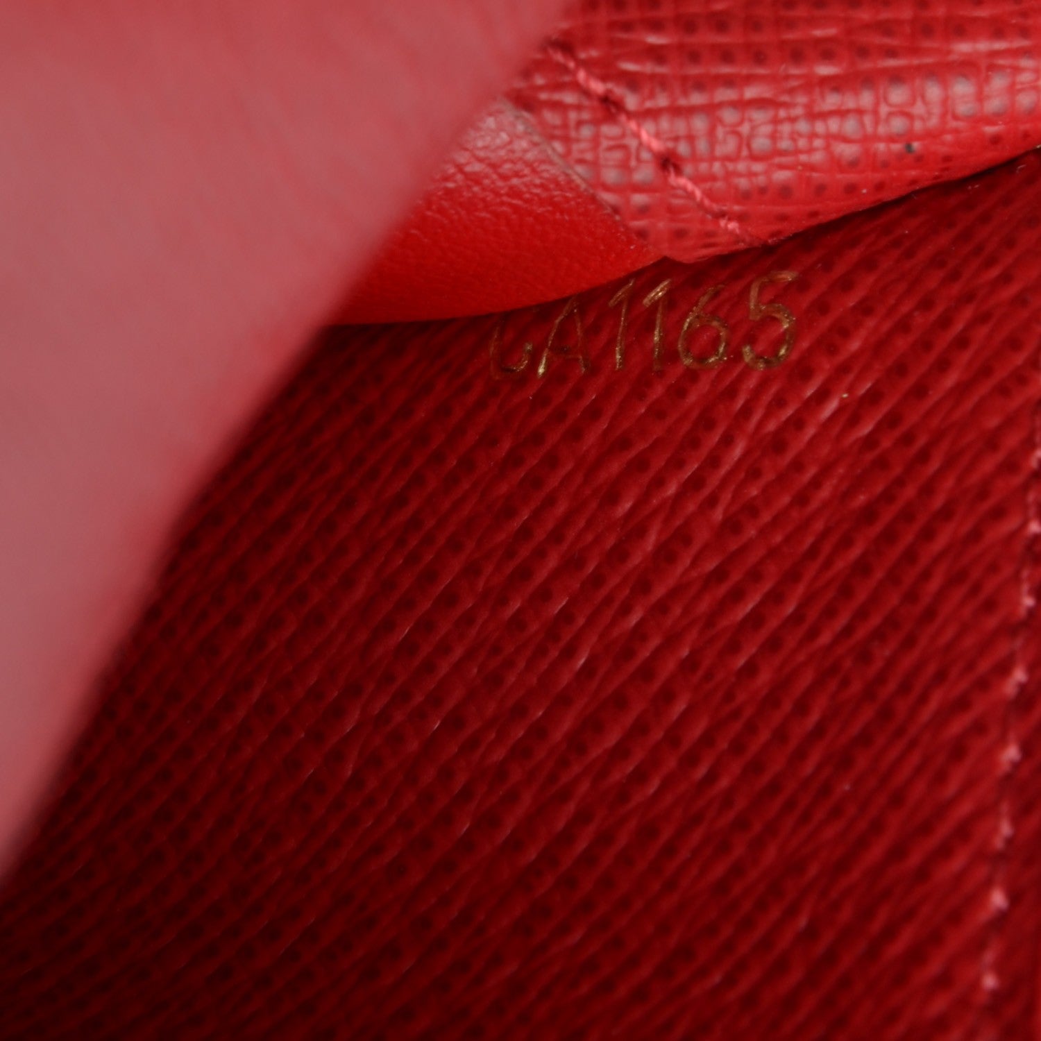 Louis Vuitton Damier Ebene Insolite Wallet Red 6 of 7