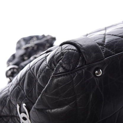 Chanel Aged Calfskin Vintage Ligne Lady Braid Tote Black 11 of 12