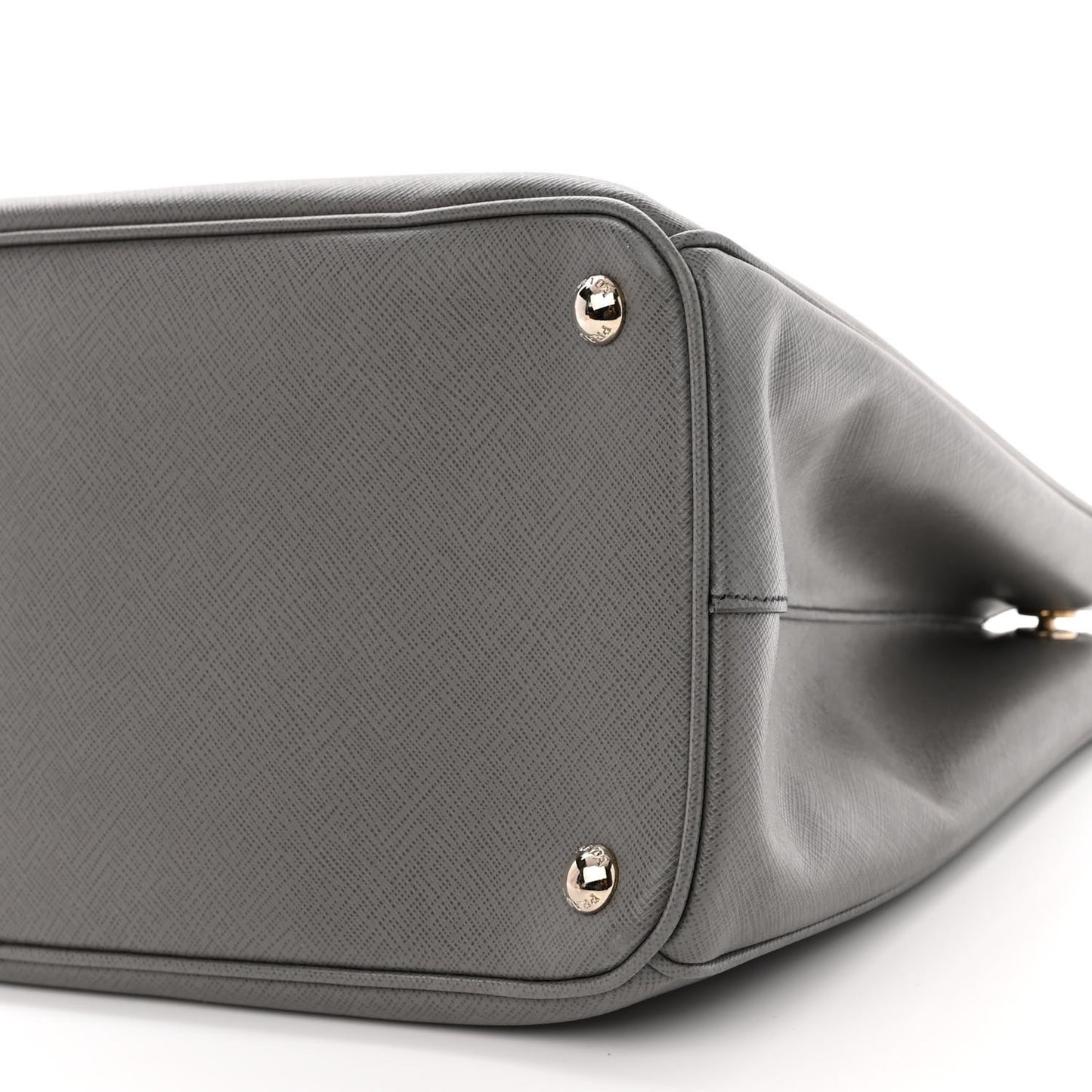 Saffiano Lux Large Galleria Double Zip Tote Marmo