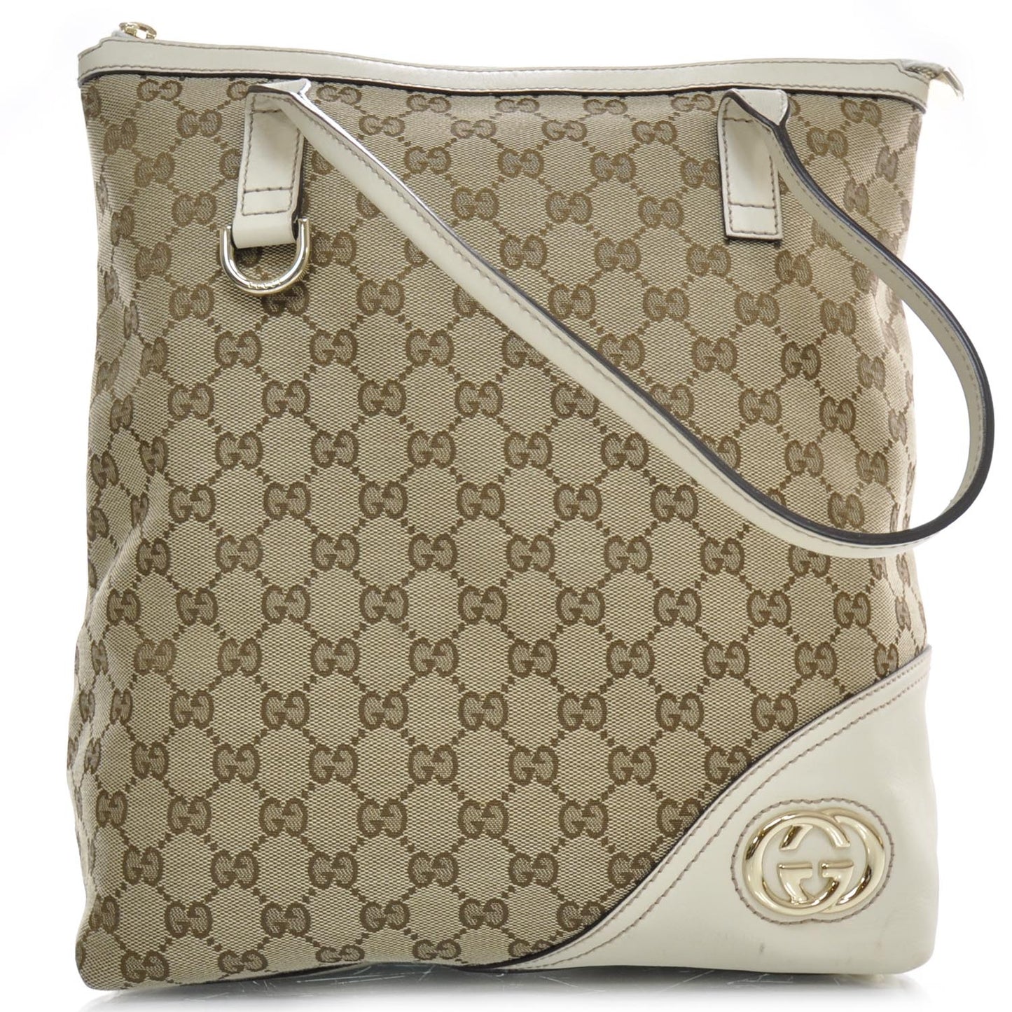 Monogram New Britt Tote Ivory