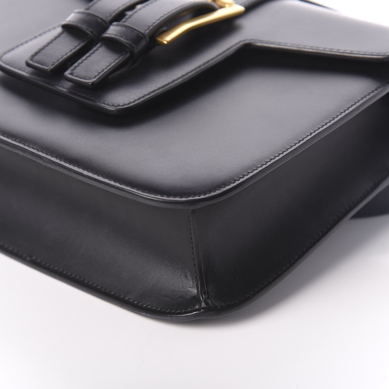 Saint Laurent Smooth Calfskin Nico Shoulder Bag Black 9 of 9