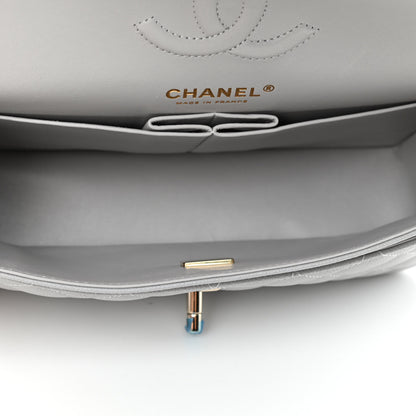 Chanel Caviar Quilted Small Double Flap Grey 4 of 4