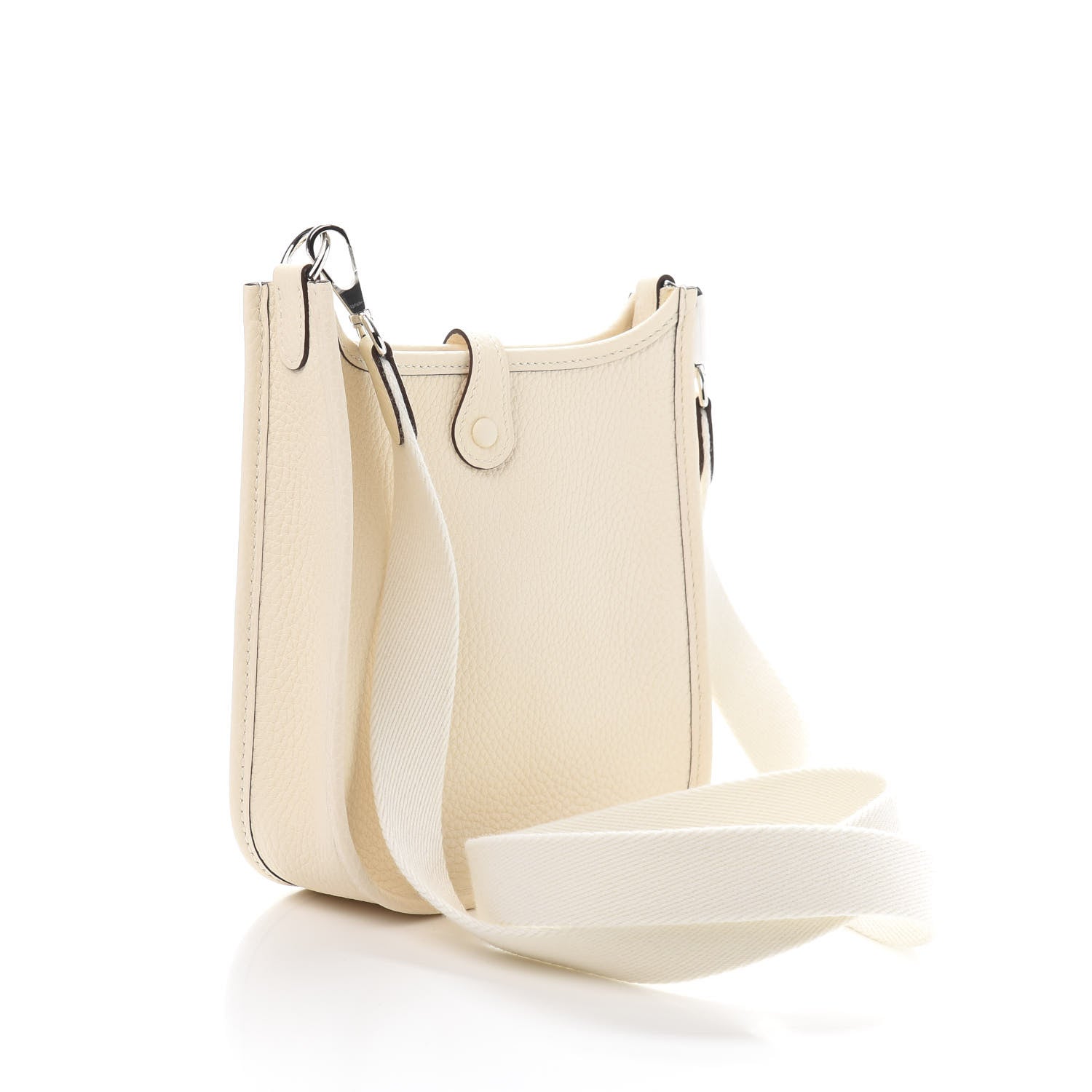 Hermes Taurillon Clemence Amazone Evelyne TPM Nata Craie 3 of 11