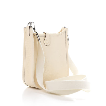 Hermes Taurillon Clemence Amazone Evelyne TPM Nata Craie 3 of 11